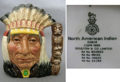 North American Indian, Miniature D6665