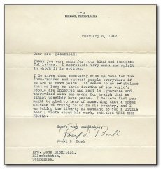 Buck Pearl S 2 letter signed