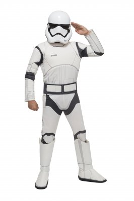 Star Wars Force Awakens Stormtrooper Child Deluxe Costume Size S,M,L