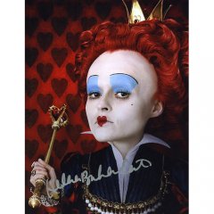Alice in Wonderland Helena Bonham Carter the Red Queen Original Autograph w/ COA