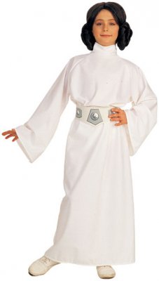 Deluxe Princess Leia™ Child Costume Star Wars Size S, M, L