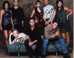 Beverly Hills 90210 cast signed