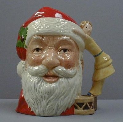 Santa Claus, with Doll, Large D6668