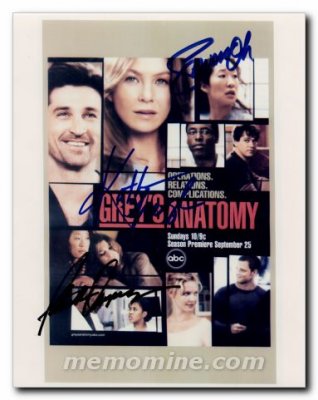 Grey's Anatomy Patrick Dempsey, Katherine Heigl & Sandra Oh