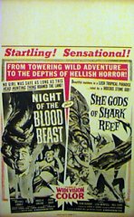NIGHT OF THE BLOOD BEAST/She Gods of Shark Reef