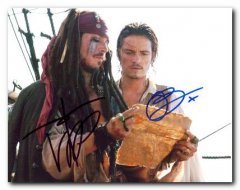 Pirates of the Carribbean Johnny Depp Orlando Bloom
