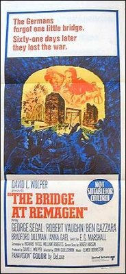 Bridge At Remagen George Segal Robert Vaughn Ben Gazarra Australian stone litho 19
