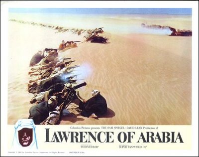 Lawrence of Arabia Peter O'Toole # 1 1962