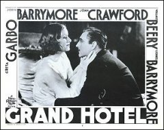 GRAND HOTEL Greta Garbo, Jonh Barrymore, Joan Crawford # 2 Release