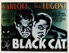Black Cat Boris Karloff Bela Lugosi