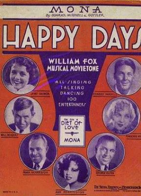 Happy Days Will Rogers 1929