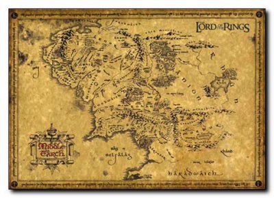 Lord of the Rings Reg Map