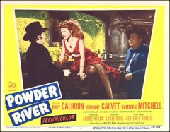 POWDER RIVER RORY CALHOUN Rory Calhoun Cameron Mitchell 1953 #3
