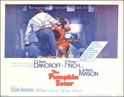 Pumpkin Eater Anne Bancroft Peter Finch James Mason 8 card set 1964