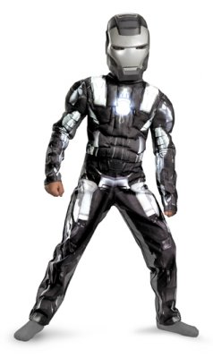 Iron Man 2 Movie War Machine IRONMAN Child Costume