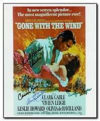 Gone with the Wind 4 cast signatures