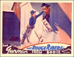 Gunman from Bodie Rough Riders on white horse Tim McCoy Bucj Jones