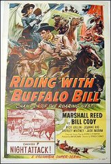 Riding with Buffalo Bill 1959 ORIGINAL LINEN BACKED 1SH