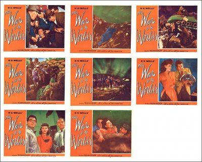 War of the Worlds 8 card set H.G. Wells Investment set collectors choice**