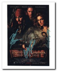 Pirates of the Caribbean Deadmans Chest Johnny Depp Orlando Bloom & Keira Knightly