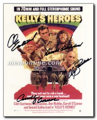 Kelly's Herros Clint Eastwood Donald Sutherland Telly Savalas Carroll O'Connor