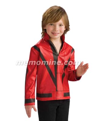 Michael Jackson RED THRILLER JACKET Child Costume PRE-SALE
