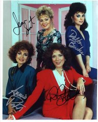 Designing women cast signed by four