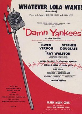 Damn Yankees Gwen Verdon Stephen Douglass 191958