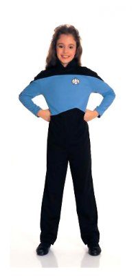 Star Trek Next Generation Child Costume Blue M