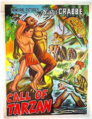 Call of Tarzan 1933 ORIGINAL LINEN BACKED 1SH