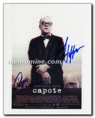 Capote cast Philp Seymour Hoffman Chris Cooper