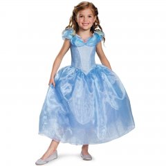 Cinderella Movie Child Deluxe Costume Size XS,S,M,L