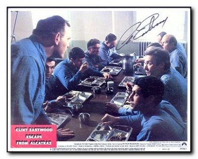 Eastwood Clint lobby card signed Escape from Alcatraz # 6