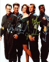 Ghostbusters signed by all five rare