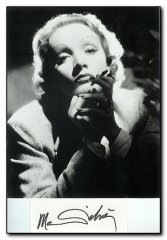 Dietrich Marlene + picture 8 x 10 vintage
