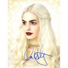 Alice in Wonderland Anne Hathaway as the White Queen Autograph Copy
