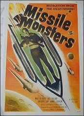 Missile Monsters 1958 ORIGINAL LINEN BACKED 1SH