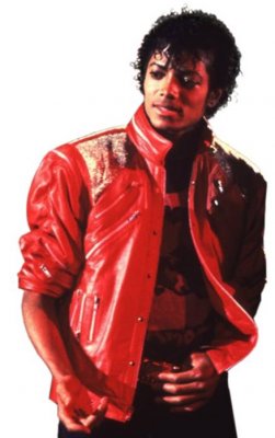 Michael Jackson Beat It Jacket - Red or Black Deluxe Adult Costume PRE-SALE