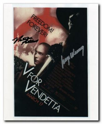 V for Vendetta Natalie Portman Hugo Weaving
