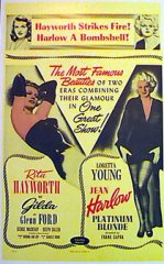 GIEDA & PLATINUM BLONDE Rita Hayworth Jean Harlow
