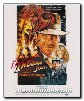 Indiana Jones "Temple of Doom" Harrison Ford Kate Capshaw