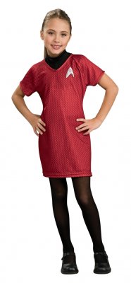 STAR TREK CHILD Deluxe Red Dress Costume