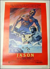 Jason and the Argonauts Harryhausen 1963 ORIGINAL LINEN BACKED 1SH