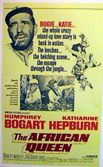 AFRICAN QUEEN Humphry Bogart, Katherine Hepburn