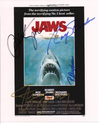 Jaws Richard Dreyfuss Roy Scheider Robert Shaw Steven Spielberg