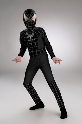 Child Black Spider-Man Costume 10-12