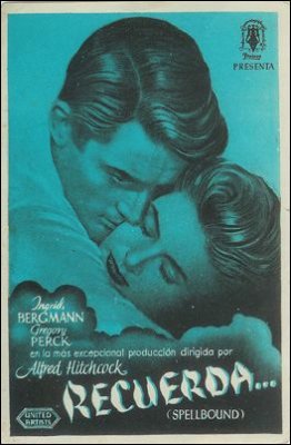 SPELLBOUND (very good) Ingrid Bergmann Gregory Peck Hitchcock 