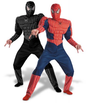 Child Reversible Deluxe Spider-Man Costume 7-10