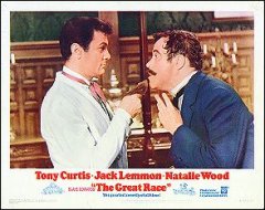 GREAT RACE Tony Curtis, Jack Lemon, Natalie Wood 1965