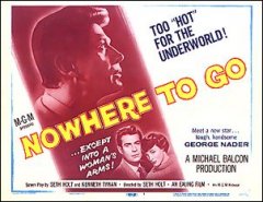 Nowhere to Go Crime Nior # 1 George Nader 1959